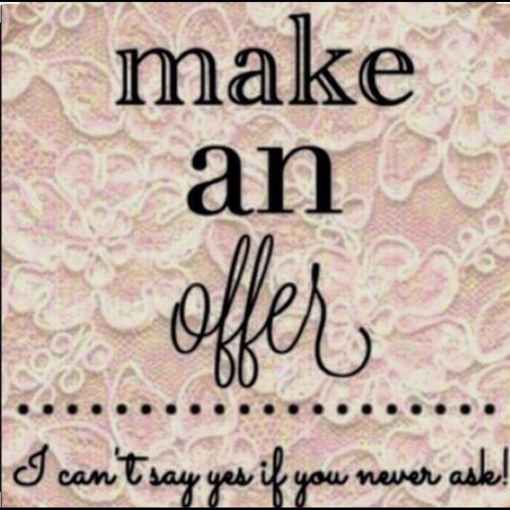 All reasonable offers welcome!!!